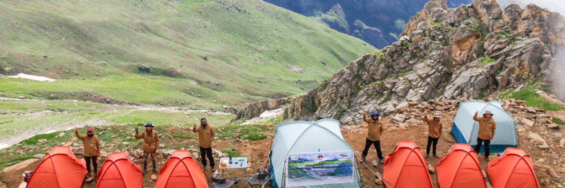 Camp on the site